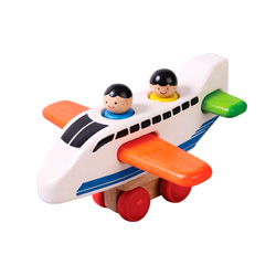 aeroplano de madera voila para niños