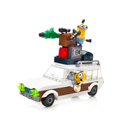 furgoneta minions multicolor de juguete